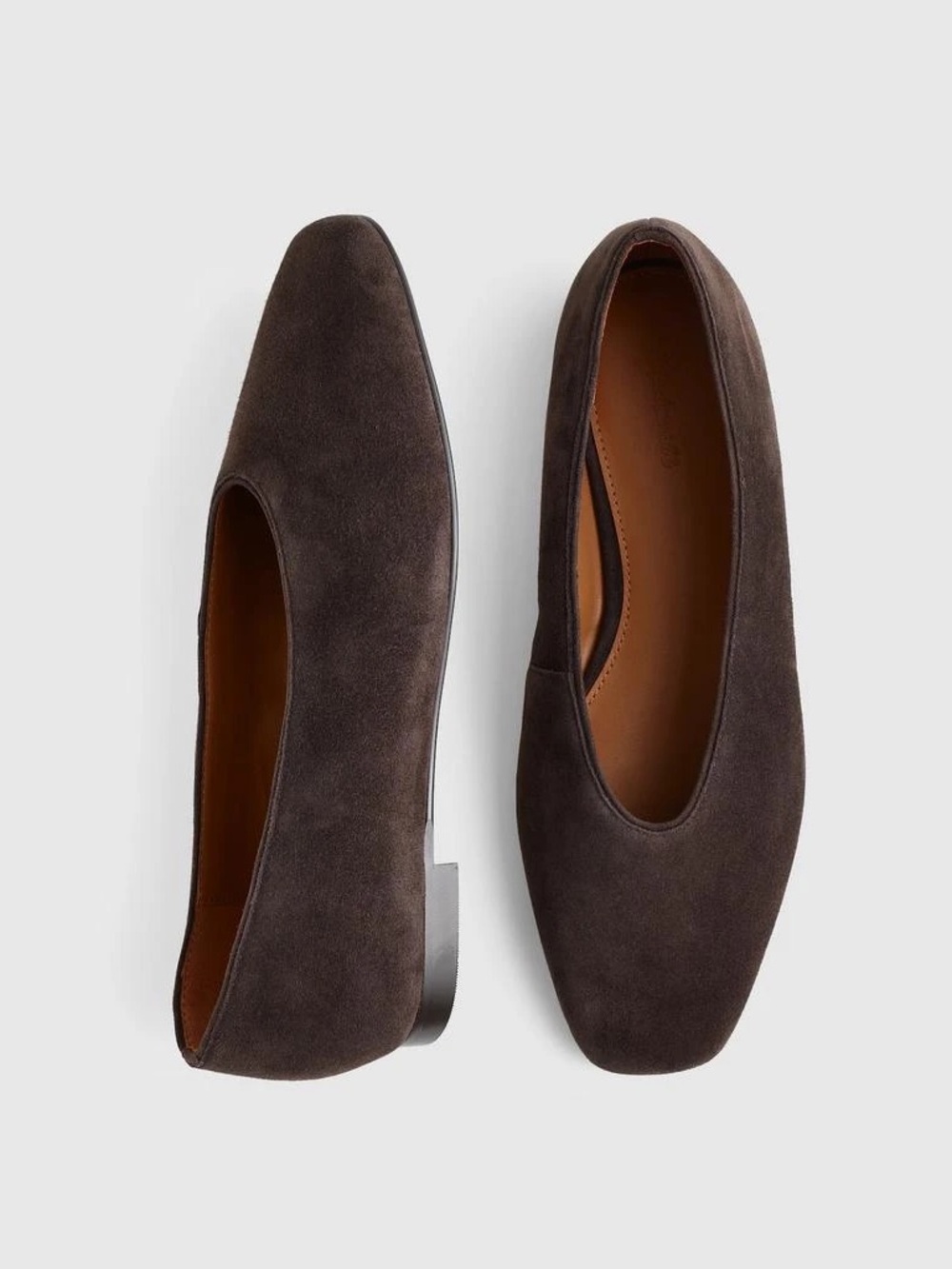 Madewell The Mylie Ballet Flat in Dark Carob, Size 9